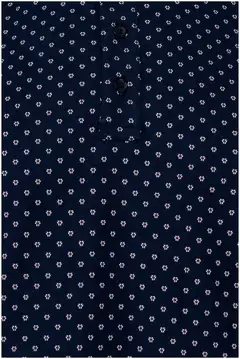 London Fog miesten kuviollinen pikeepaita 195LF31244 - Dark blue - 3