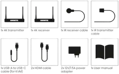 Marmitek Langaton HDMI-järjestelmä TV Anywhere Wireless HD 2 - 7