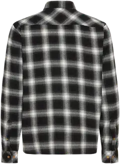 Solid miesten flanellipaita SDRye - True black - 2
