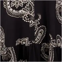 House naisten trikoomekko 218HP03510, D-mitoitus - Black paisley - 2