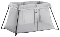 BabyBjörn matkasänky kevyt hopea + sovitettu lakana - 1