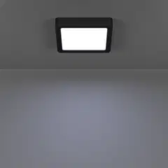 EGLO kattovalaisin Fueva 6 LED 7W CCT 15x15 cm musta - 6