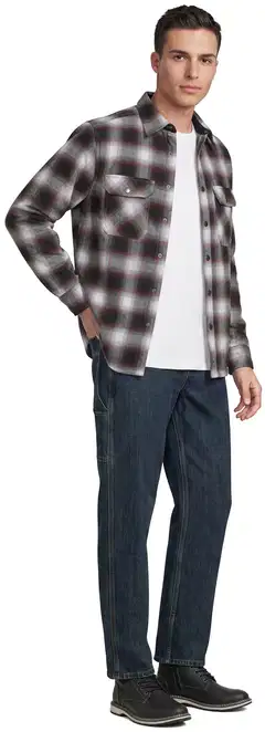 WKLY. miesten ruudullinen paitatakki sherpa-vuori 194W362610 - Fig check - 3