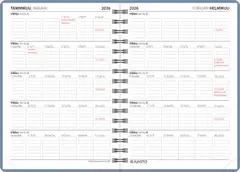 Ajasto pöytäkalenteri Anno, sininen - 3