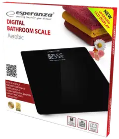 Esperanza Henkilövaaka elektroninen musta EBS002K - 2
