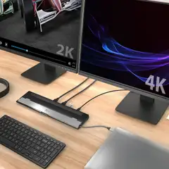 j5create USB-C 2 näytön telakka - 9