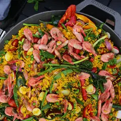 Muurikka paellapannu 45 cm emaloitu - 2