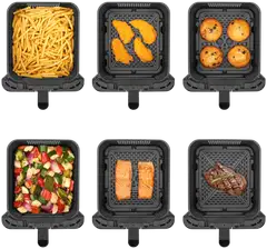 SENCOR Dual Air Fryer kiertoilmakypsennin SFR 1250BK - 4