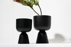 Iittala ruukku Nappula 230x155 mm matta musta - 2