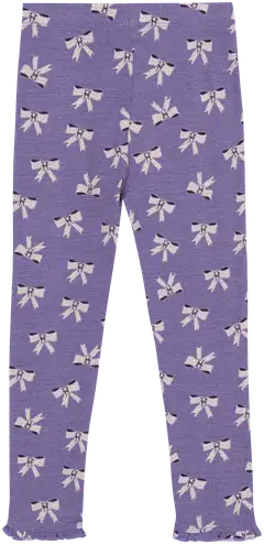 Ciraf lasten leggingsit rusetti 25TC260221 - Purple Haze 18-3718 Tcx - 2