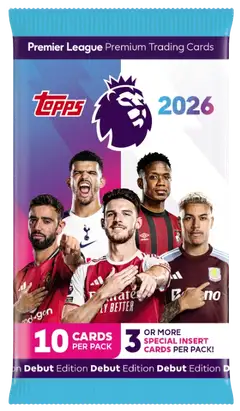Topps Englannin Valioliiga Jalkapallokortit (10 kpl) - 1