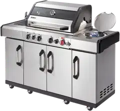 Enders kaasugrilli Kansas II Pro 4 SIK Profi Tu - 4