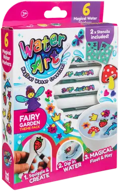 Water Art askartelusetti 6 tussia keijut - 2