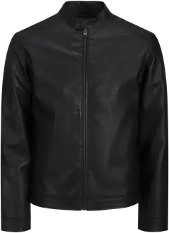 Jj Rebel miesten takki JREBCALEB PU JACKET NOOS - BLACK - 1