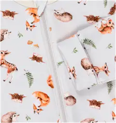 Ciraf vauvojen pyjama Repolainen 2-pack - green fox aop - 3