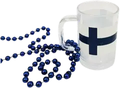 Shottilasi kaulanauhassa Suomen lippu - 1