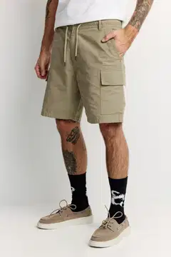 Finlayson miesten cargoshortsit ripstop - Green - 2