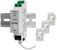 Shelly Pro 3EM 120A V2 - WiFi 3-vaiheinen energiamittari - 2