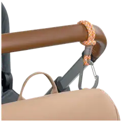 Lässig kassikoukut Cord beige/oranssi 2 kpl - 3