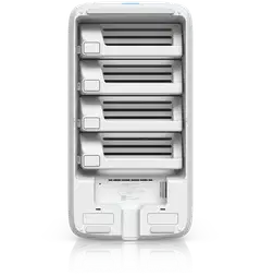 Ubiquiti 4-paikkainen verkkolevyasema 2.5 GbE -liitännällä UNAS-4-W valkoinen - 6