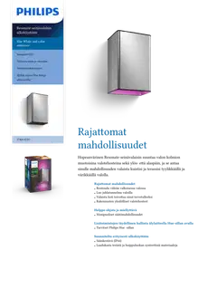 Philips Hue Resonate -seinävalaisin ulkokäyttöön 16W 2000-6500K 1180LM inox - 4