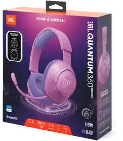 JBL Pelikuulokkeet Quantum 360 violetti - 9