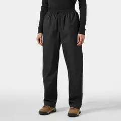 Helly Hansen naisten kuorihousu HH Rain Pant 54473 - BLACK - 1