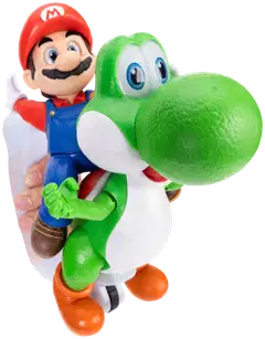 Mario Movie hahmo Mario Riding Feature Yoshi - 4