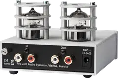 Pro-Ject Levysoitinesivahvistin Tube Box S2 hopea - 2