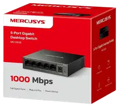 Mercusys MS105GS 5-porttinen Gigabit-kytkin - 4