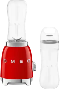 Smeg PBF01RDEU pieni tehosekoitin kahdella 600ml pullolla, punainen - 4