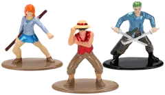 Jada One Piece metalliset (die-cast) keräilyhahmot, 4 cm, 3 kpl/pkt - 3