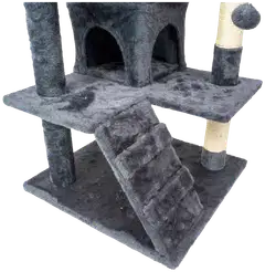 Trekker kissan kiipeilypuu Hotel 130 cm harmaa - 3