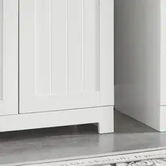 SoBuy allasalapöytä valkoinen BZR18-W - 6