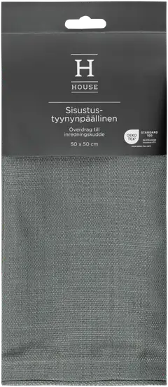 House sisustustyynynpäällinen Albert meleerattu 50x50 cm tummanvihreä - 2