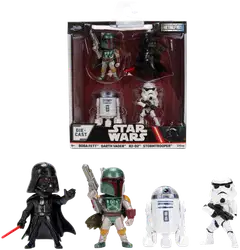 Jada Disney Star Wars keräilyhahmot, 6,5 cm, metallia (die-cast), 4 kpl/pkt - 1
