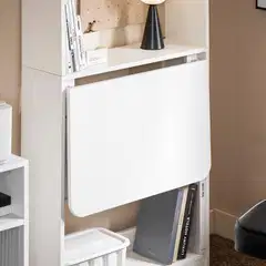 SoBuy työpöytä valkoinen FWT92-H-W - 6