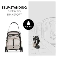 Hauck rattaat Travel N Care beige - 19