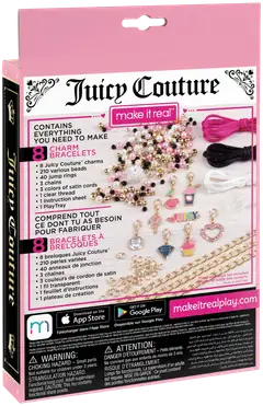 Make It Real Juicy Couture Rannekorujen valmistussetti, erilaisia - 4