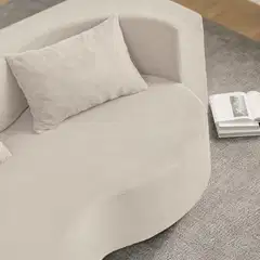 SoBuy sohvasänky beige FST101-MI - 4
