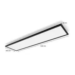 Philips Hue Aurelle -paneelivalo 39W 2000-6500K 3750LM keskikoko musta - 3