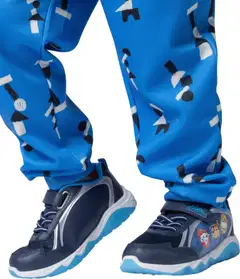 Ryhmä Hau lasten vilkkulenkkarit PW013025 - NAVY/SILVER - 2