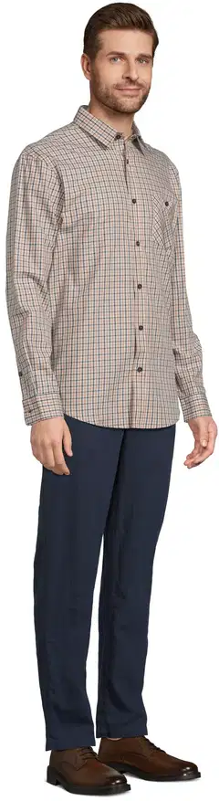 House miesten ruutupaita Kaneli 194H292608 - Navy Blazer/Cinnamon - 4