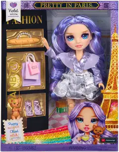 RAINBOW HIGH Paris- Violet Muotinukke - 2