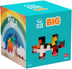 Plus-Plus BIG Rainbow mix / 100 palaa - 1