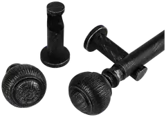 Ihanin verhotanko Amelia mustakulta 160-310cm 25/28mm - 2