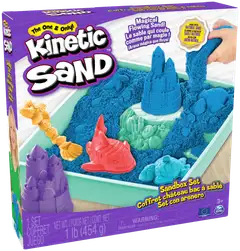 Kinetic Sand hiekkalaatikkosetti sininen - 1