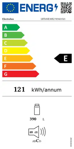 Electrolux jääkaappi LRT6ME38X2 teräs - 7