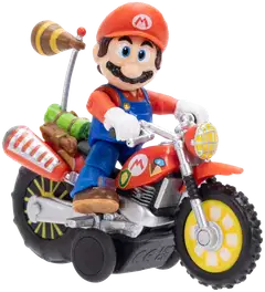 Mario Movie 2 figuuri ja moottoripyörä Wave 1, erilaisia - 1