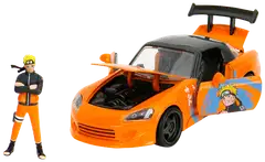 Jada Naruto Shippuden: Naruto ja 2001 Honda S2000, 20 cm, 1:24, die-cast - 5